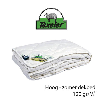 Texeler multikeus schapen wollen dekbed - hoog zomer