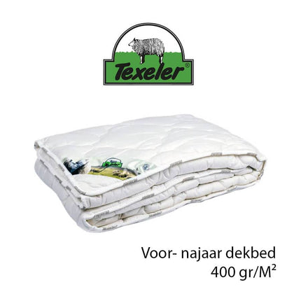 Texeler multikeus schapen wollen dekbed - voorjaar / najaar