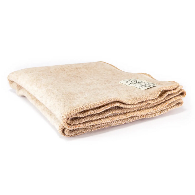 Texelse wollen plaid beige