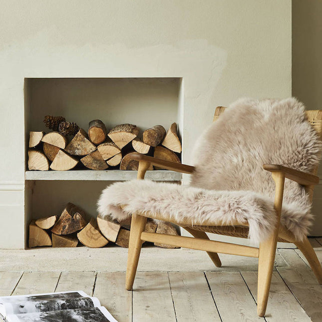 Texelse schapenvacht in beige