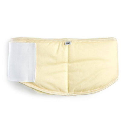 rugband voor pijnlijke rug van schapenwol