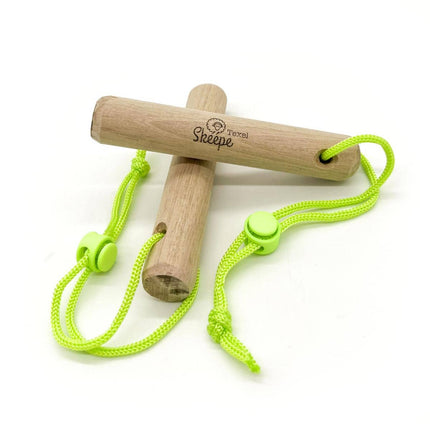 Wandelstokjes Wandelhout Skeepe - Texel groen