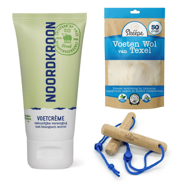 wandelpakket met voetverzorging en handverzorging - crème van Noordkroon