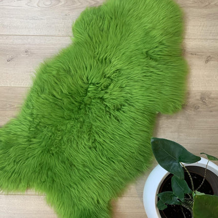 texels schapenvacht appelgroen