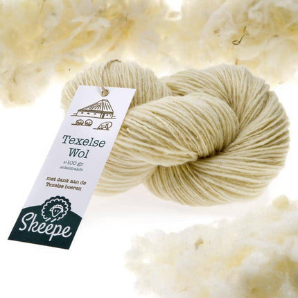 Texel breigaren / breiwol - schapenwol breiwol van Texel