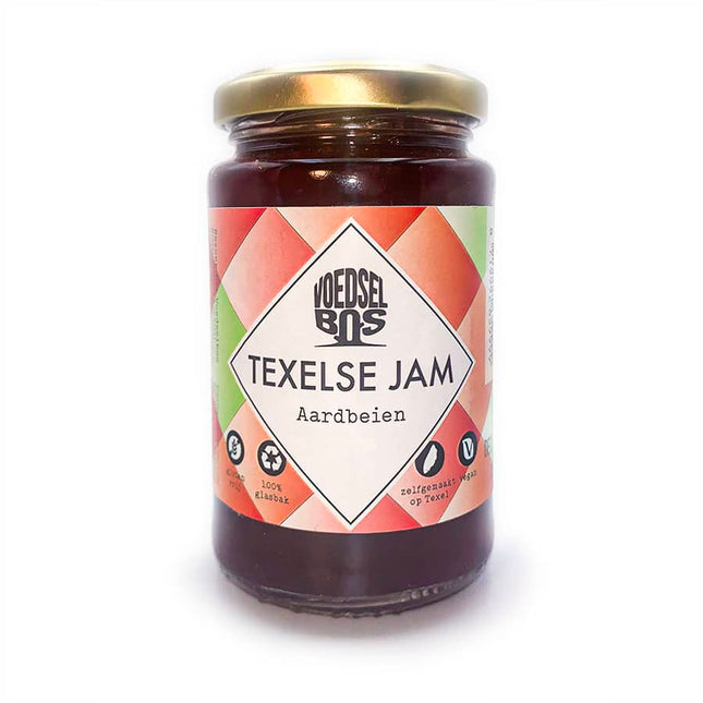 Aardbeienjam van Texel van Voedselbos