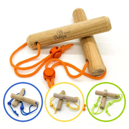 Wandelstokjes van Texel. Skeepe wandelstokjes voor opgezette handen tijdens het wandelen