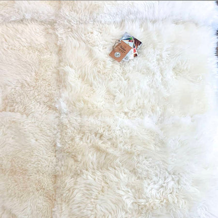 schapenvacht vloerkleed wit