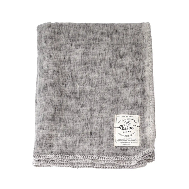 wollen plaid texel grijs