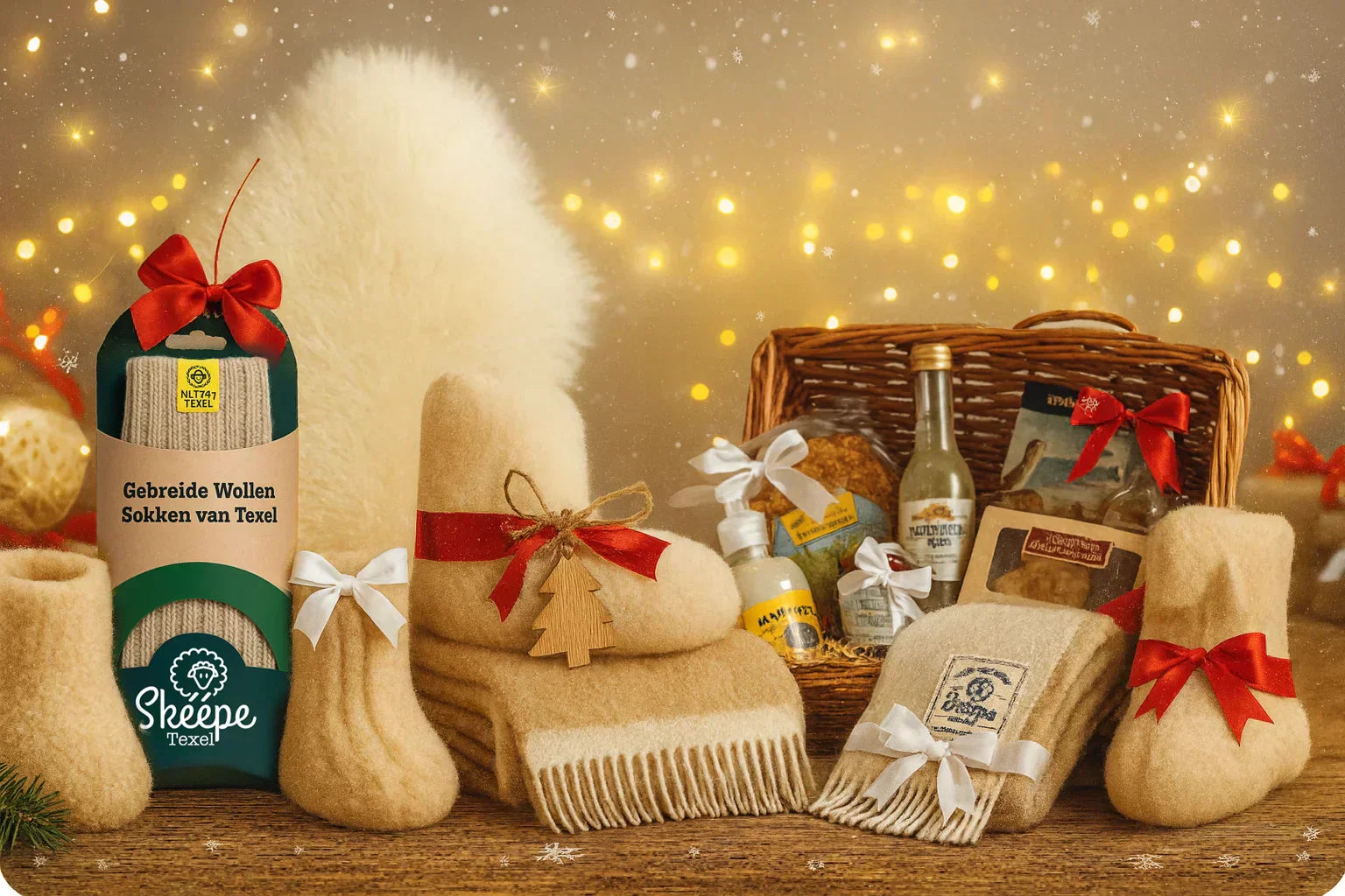 Texel cadeau wolproducten en schapenvachten