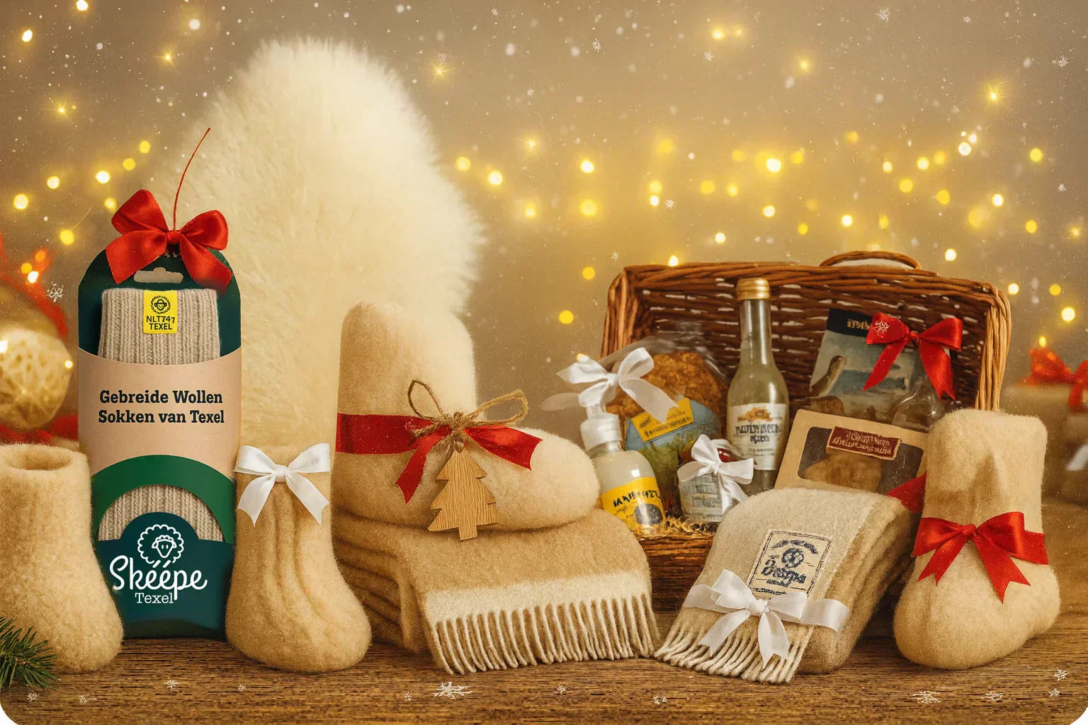 Texel cadeau wolproducten en schapenvachten