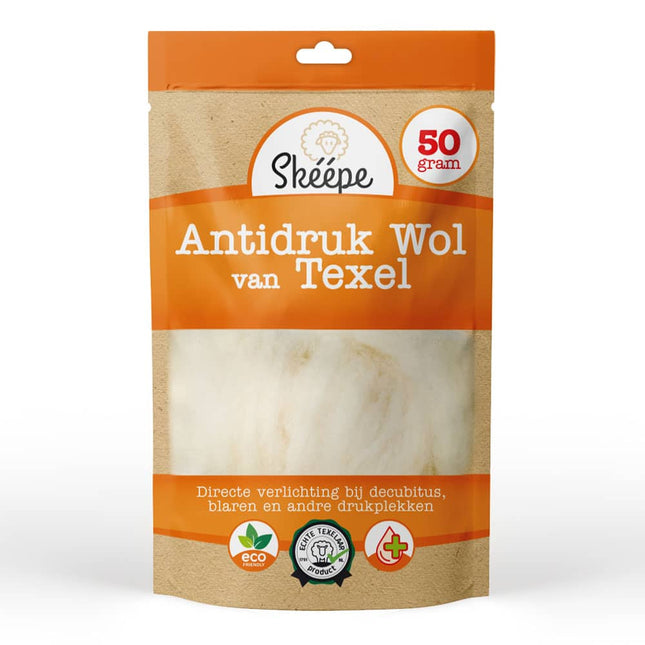 Antidruk wol van skeepe - Texelse wol voor verlichting van drukklachten