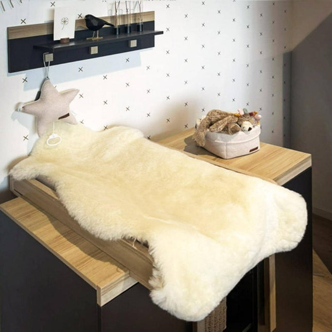 Ecologische lamsvacht voor baby