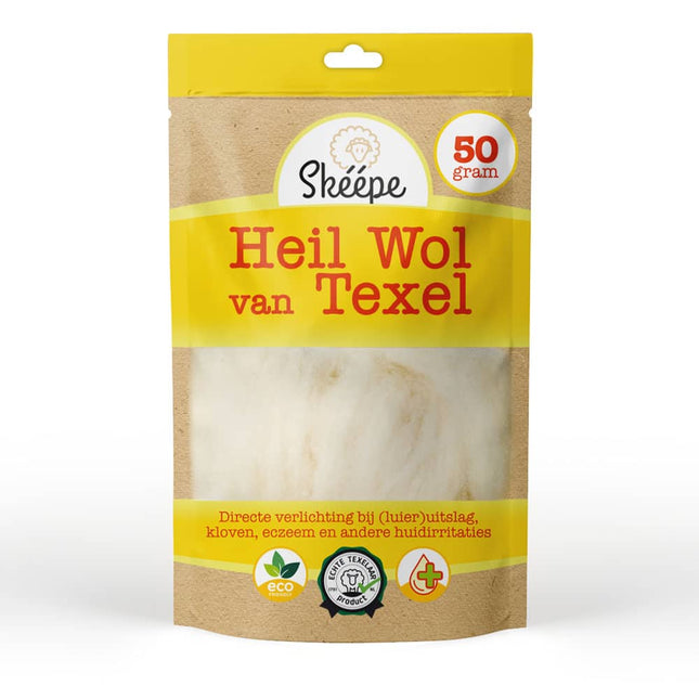 Texelse Heilwol van Skeepe - Verzachtende wol voor gevoelige huid