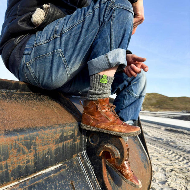 Geitenwollen sokken heren