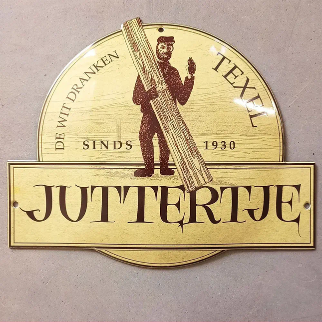 juttertje emaille bord