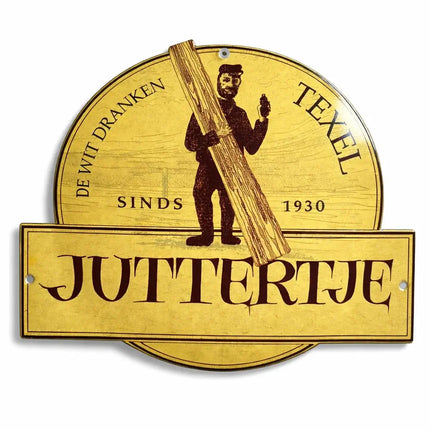 emaille juttertje bord