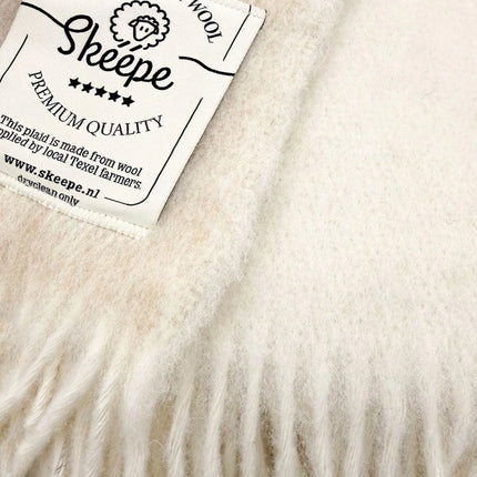 licht beige plaid skeepe