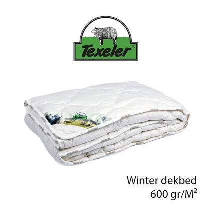 Texeler multikeus schapenwollen dekbed - Winter