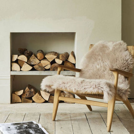Texelse lamsvacht in beige