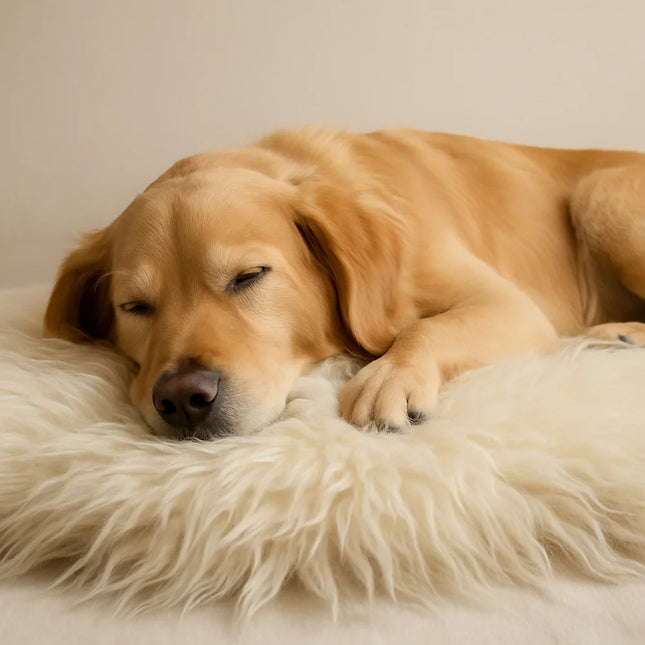 schapenvacht voor hond