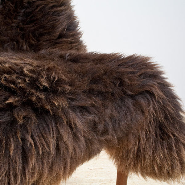 Texelse schapenvacht bruin X Large