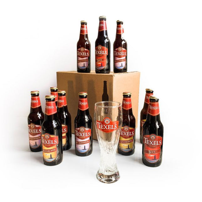 Texels Goudkoppe bier bierglas