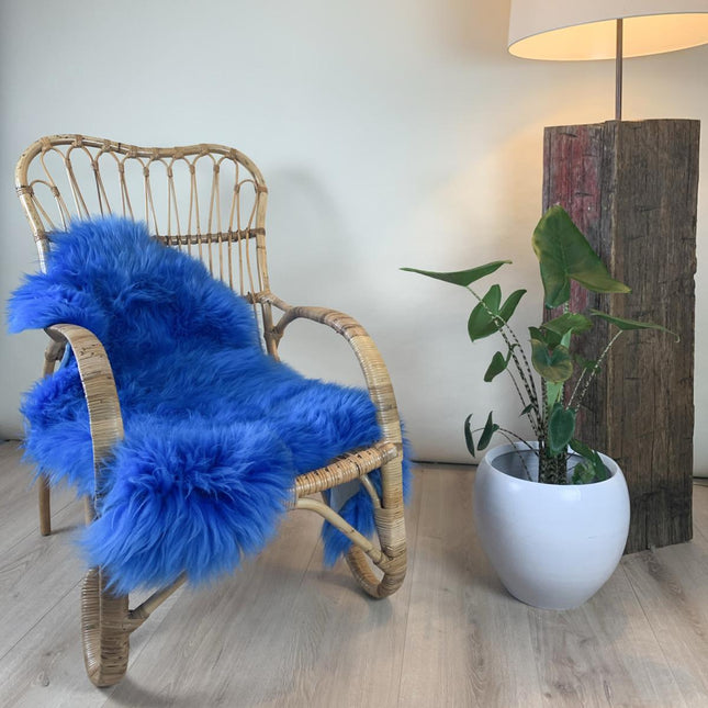 Blauwe Texelse schapenvacht