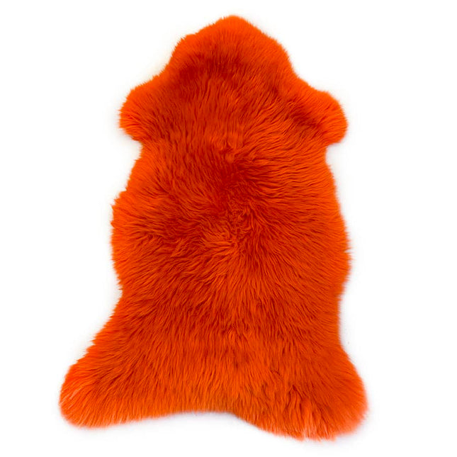 Schapenvacht donker oranje Texel