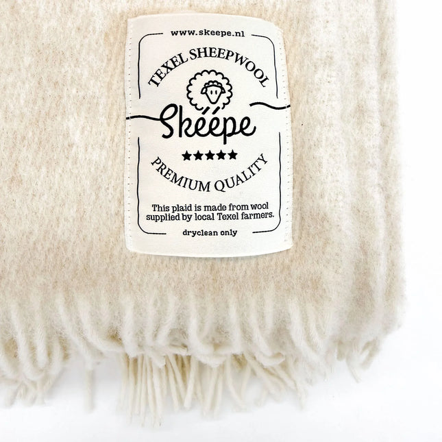 licht beige deken texel