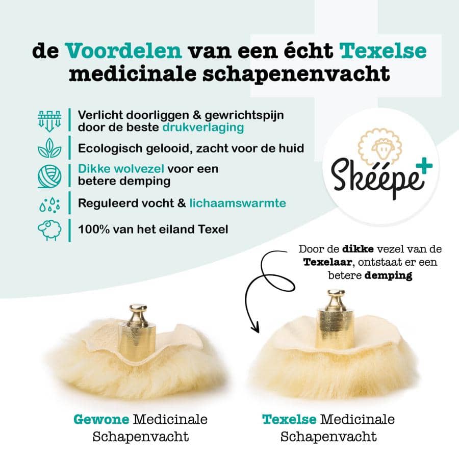 Naturasan Babylamsvacht XXL eco-schapenvacht medisch gelooid, geschoren Naturasan Babylamsvacht XXL eco-schapenvacht medisch gelooid, geschoren