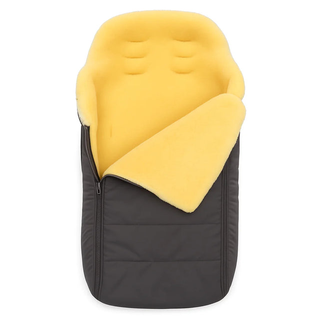 Sheepskin footmuff - Anthracite / Dark grey