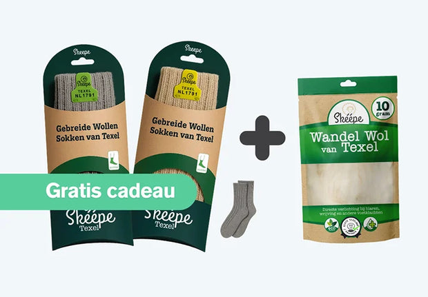 Gratis zakje wandelwol